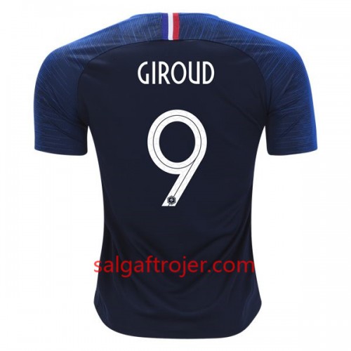 Frankrig Fodboldtrøjer Giroud 9 Hjemmebanesæt VM 2018 Frankrig Fodboldtrøjer Giroud 9 Hjemmebanesæt VM 2018